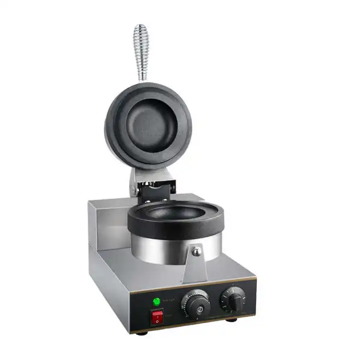 

Popular Korean Street Food Nonstick Coated Stainless Steel ufo Burger Bread Press Maker Machine