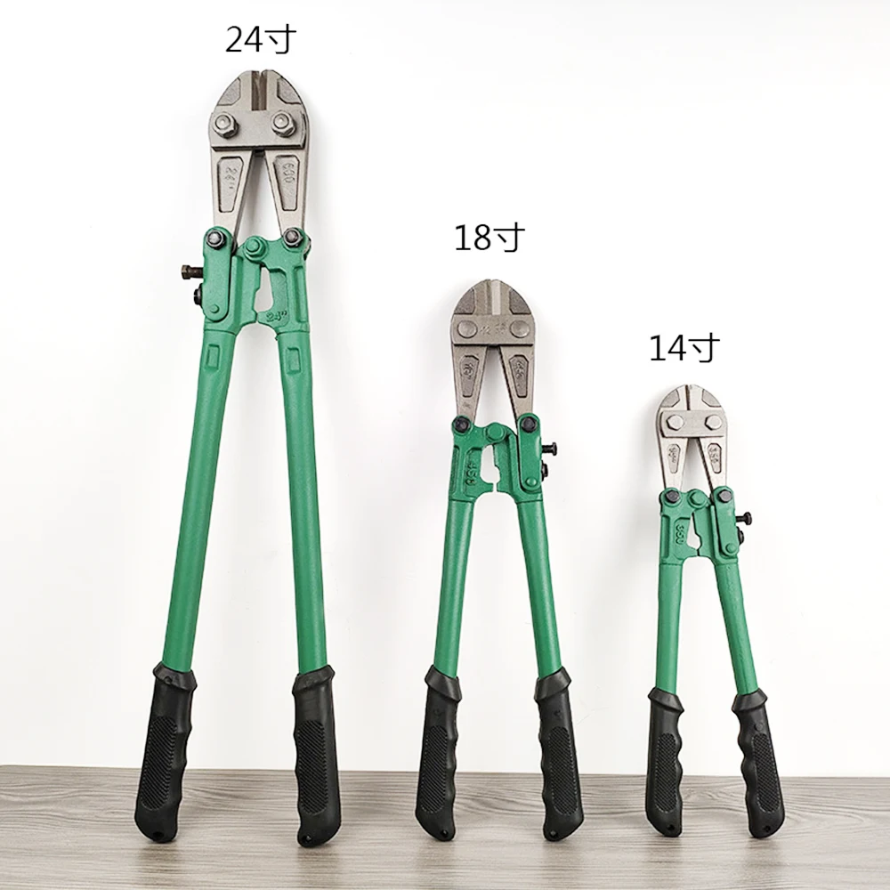 ELECTRIC Wire Cutters, Bolt/Wire/Cable Cutters, Forged Alloy Steel Rope Cutters, Rubber Handles, Heavy-duty Bolt Cutters