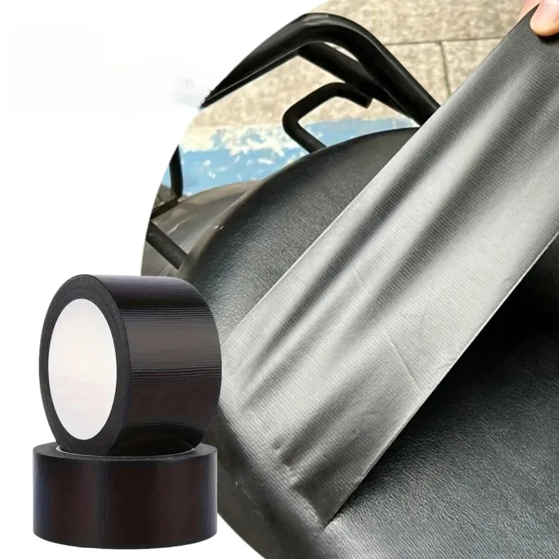 

1 Roll Black Self Adhesive Leather Repair Tape For Sofa Car Seats Handbags Jackets Furniture Shoes First Aid Patch Leather Patch