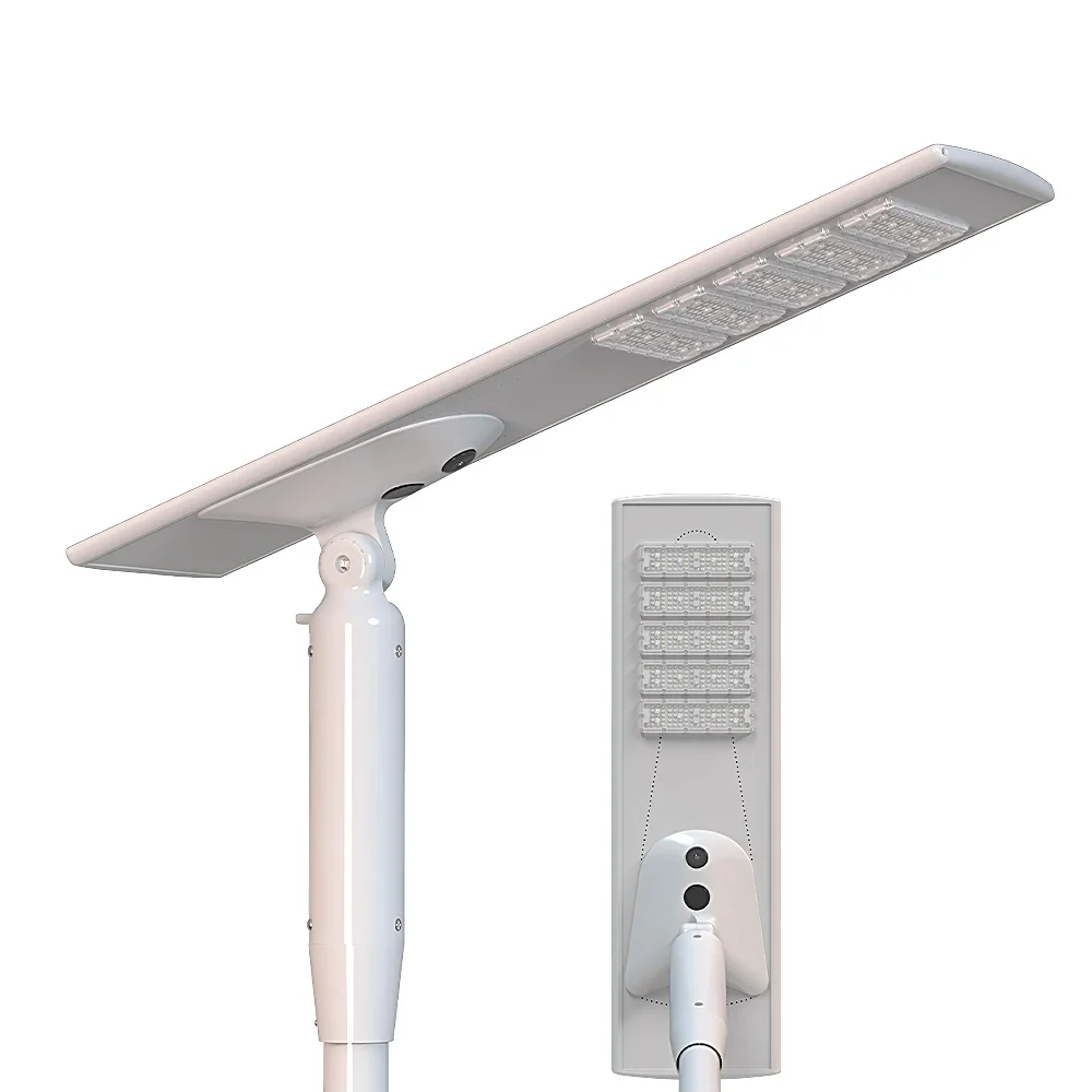 IP65 4G LTE IoT All-in-One Solar Street Light, Wireless Smart Control Street Lighting System