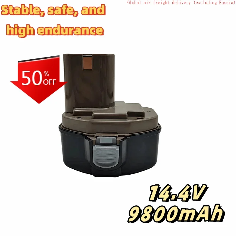 

Replace Makita 14.4V 6800mAh nickel hydrogen series battery, suitable for tool batteries such as 1420, 1434, 1822,1823, 1833,etc