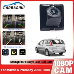 Car Rear View Camera Reserve hole Parking Backup Camera HD CCD Waterproof For Mazda 5 Premacy 2005 2006 2007 2008 2009 2010