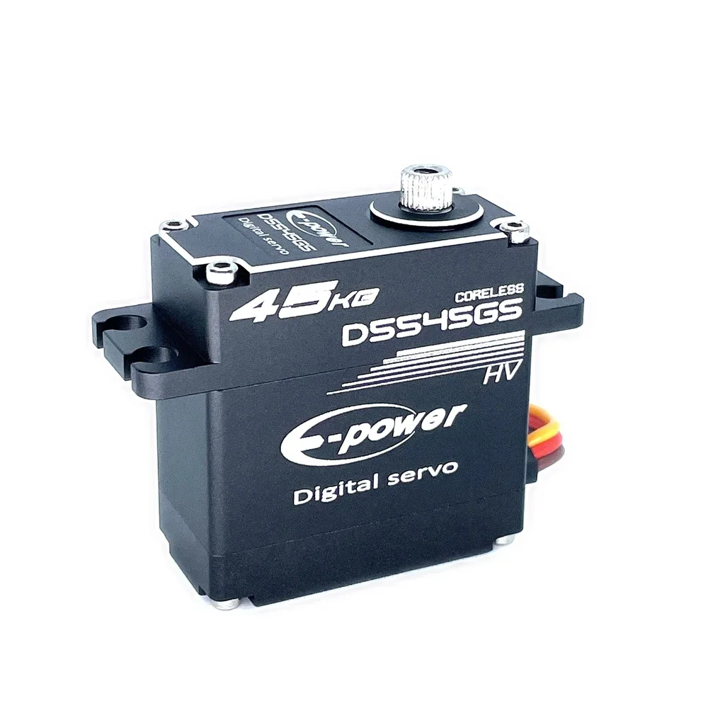 Waterdichte 45kg servo d5535gs180/270/360 graden aluminium behuizing digitale metal gear hv coreless e-power voor rc auto truck en boot