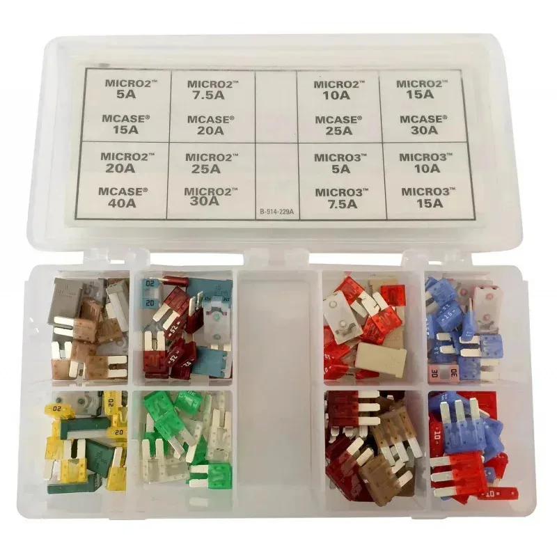

RPD4-J1JLittelfuse00940570ZXA Micro2. Micro3. MCase Fuse Commercial Assortment. 135-Piece (Pack of 135)