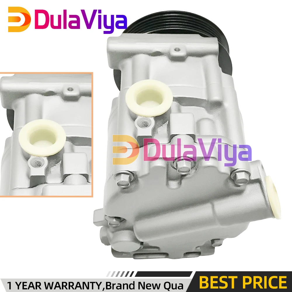AC Compressor FG323 For Fiat 500 1.4L 2012 2013 2014 2015 2016 2017 68225320AA RL111319AA 68323 71721733 9S5119D623AA 1535408
