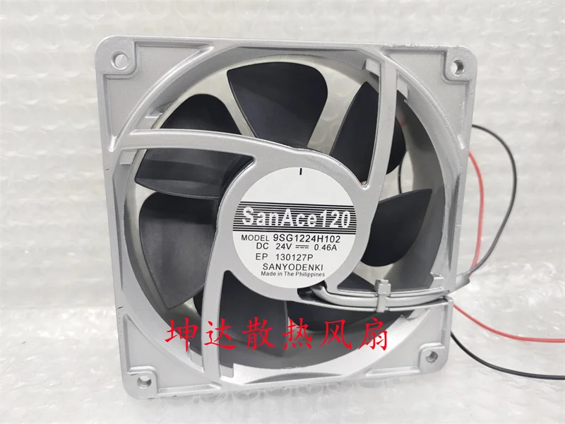 

Ltsf For Sanyo Denki 9SG1224H102 DC 24V 0.46A 120x120x38mm 2-Wire Server Cooling Fan 12cm