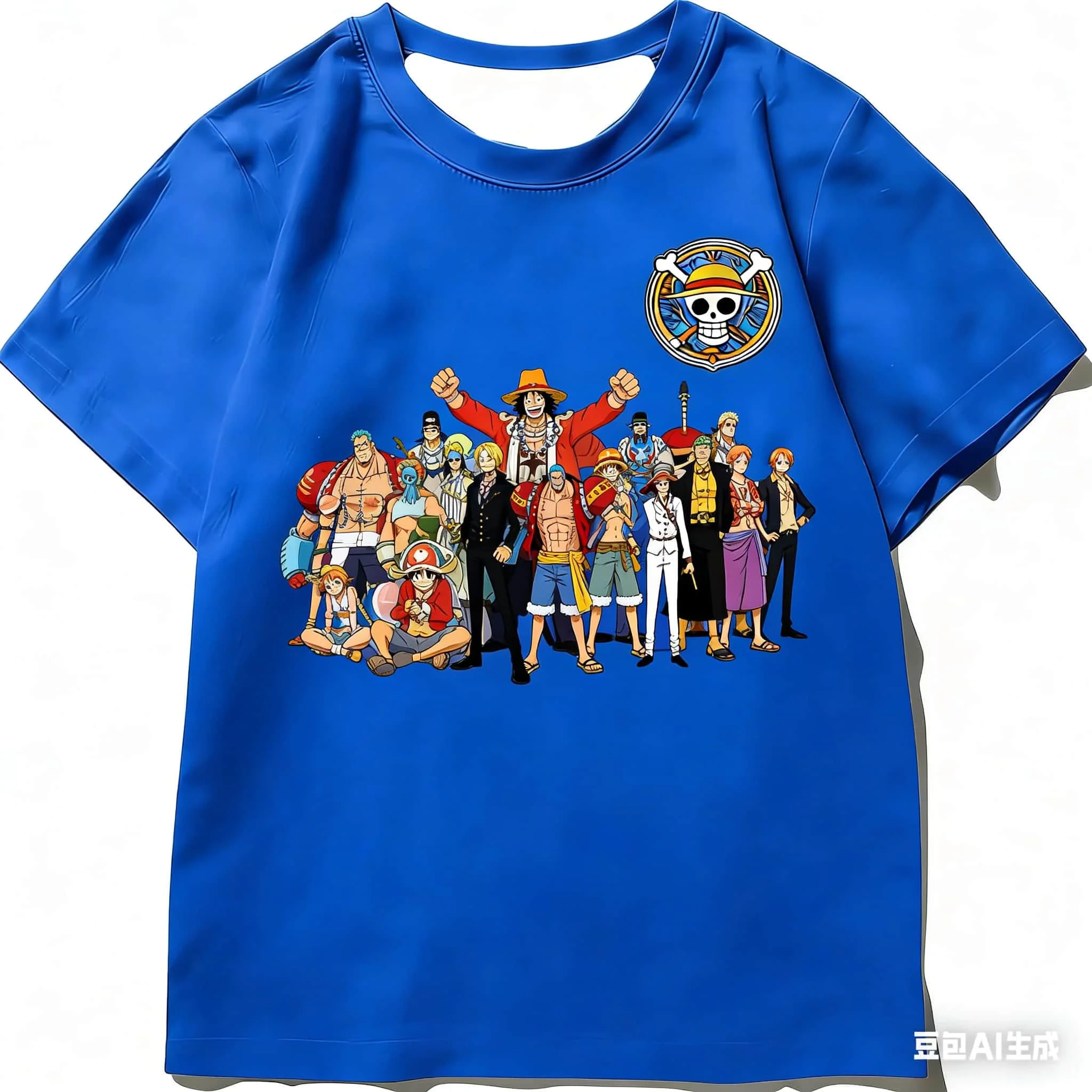 Summer New One Piece Cartoon Cosplay T-shirt Family Matching Short Sleeve The Casual T Shirt Streetwear Anime 3D Print Tops