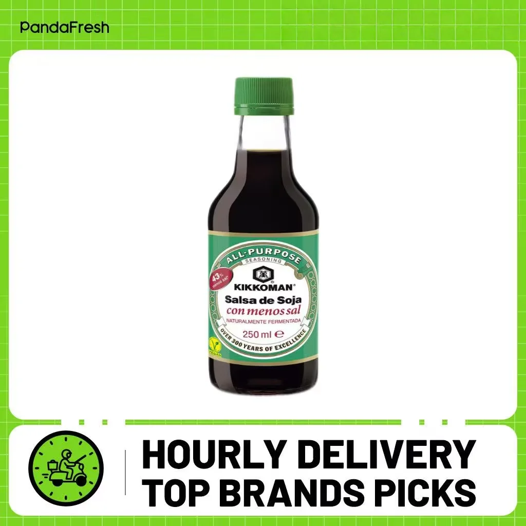 KIKKOMANK ikkoman Salsa de Soja sin Sal 250ml*3