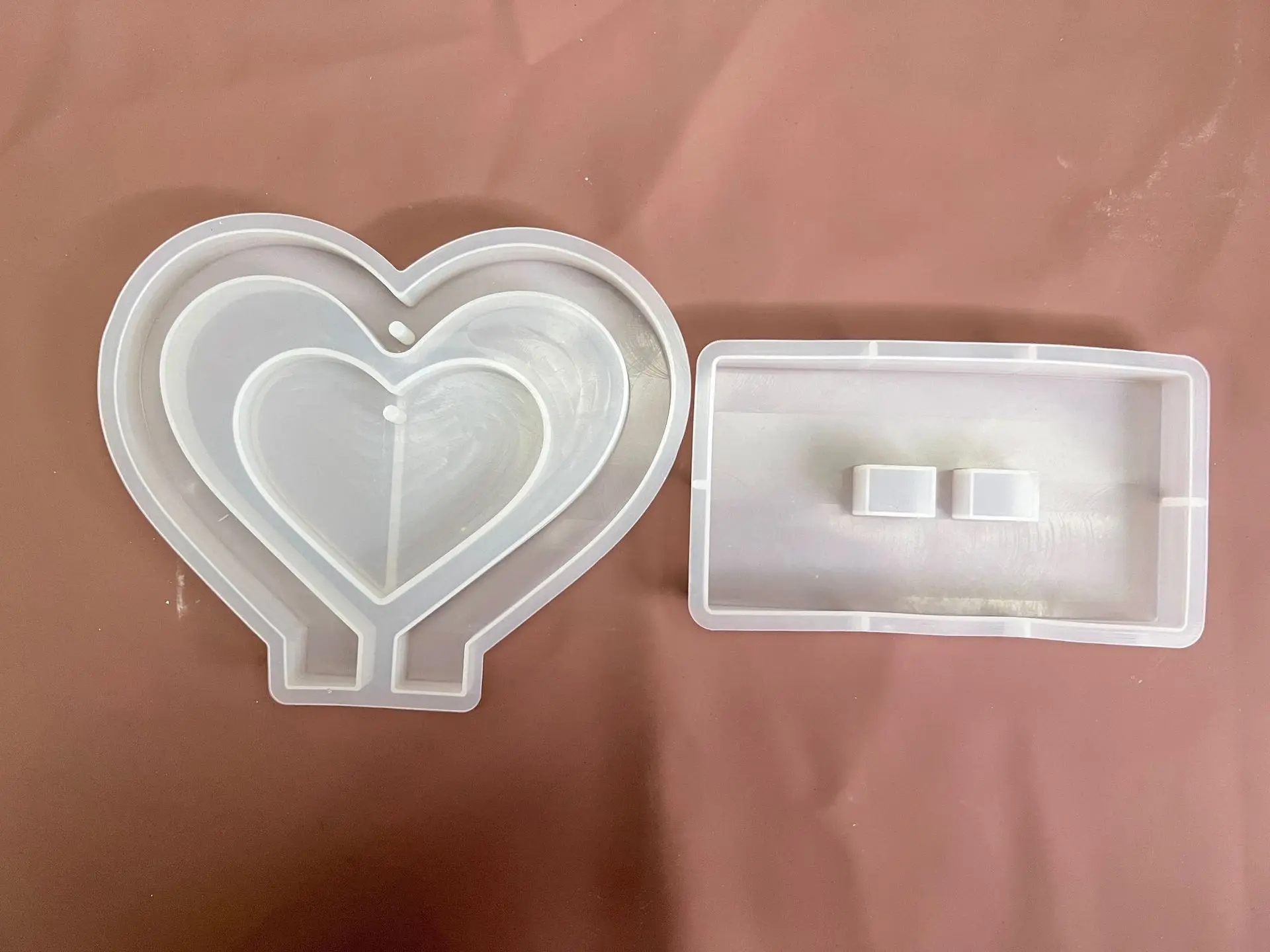 DIY Heart Love Photo Frame Epoxy Resin Mold Silicone Mould Jewelry Decoration Jewelry Tools