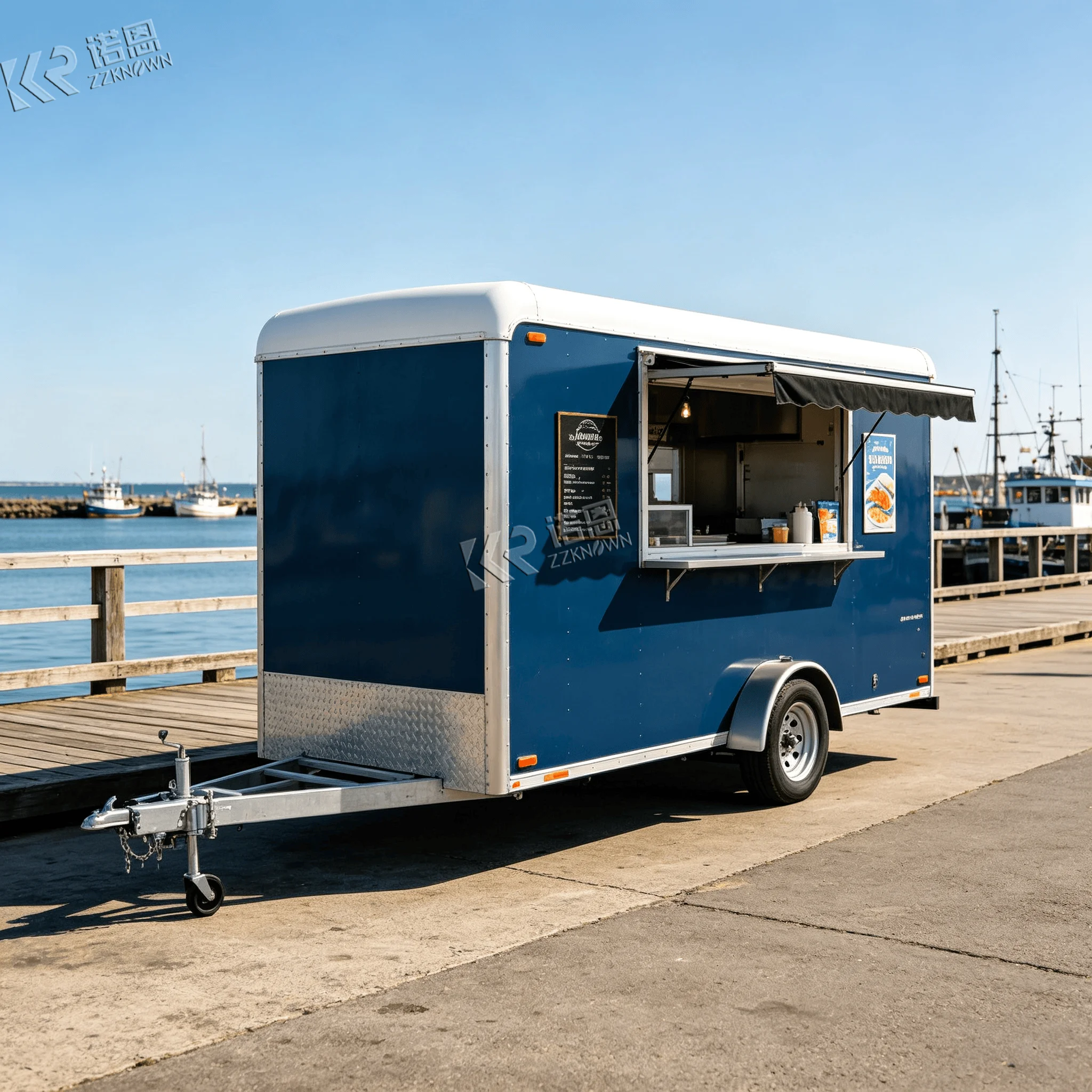 Towable Stainless Food Trailer for Multi‑Station Buffet Outdoor Service