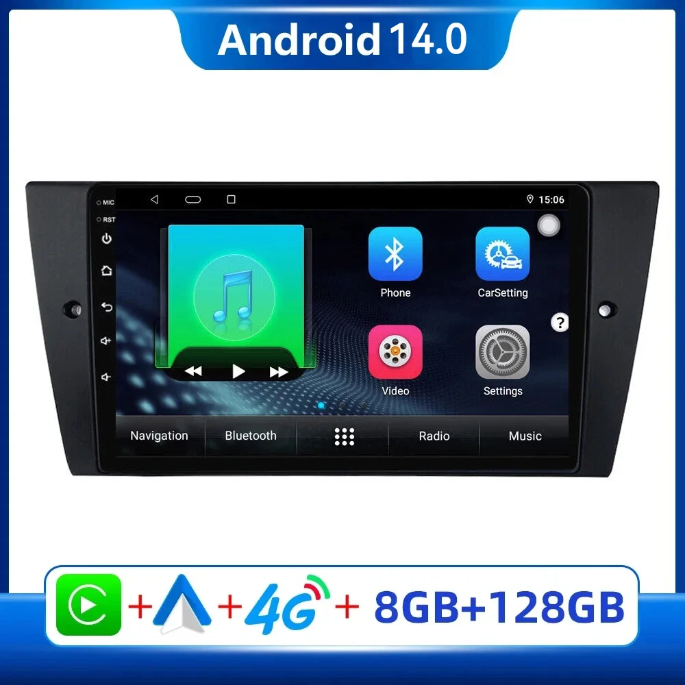 

Android 14.0 DSP Car Radio Multimedia Player For BMW 3-Series E90 E91 E92 E93 2005 2006 - 2011 Navigation GPS DSP 4G No 2din DVD