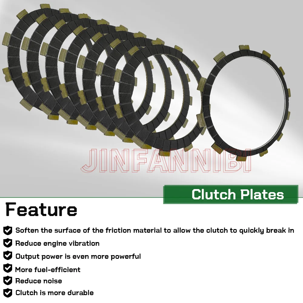 For Yamaha YZFR1 YZF R1 1998 1999 2000 2001 2002 2003 Replacement Clutch Friction Plates Kit