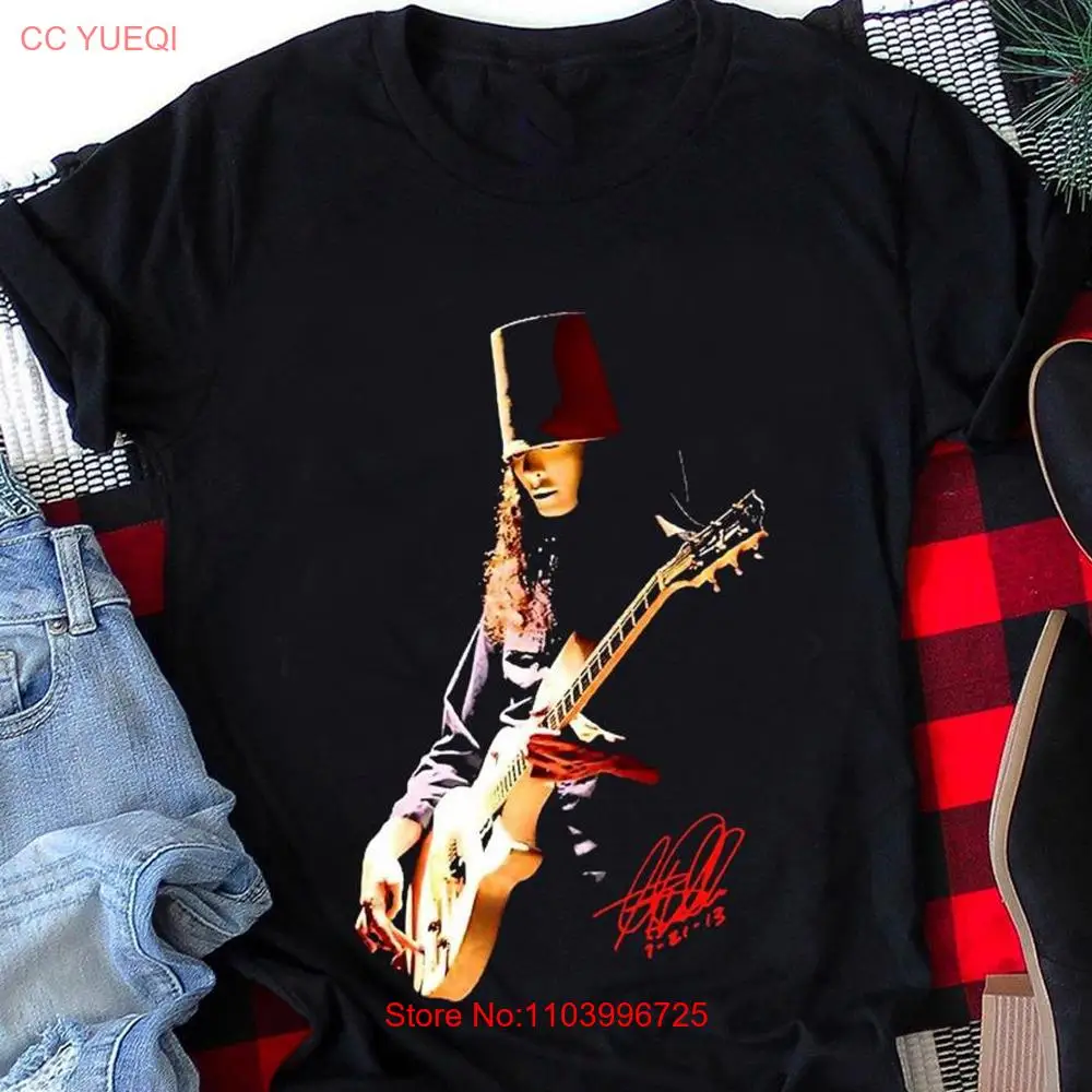 Buckethead rock music guitar legend T Shirt Black Size S-5XL Short sleeve