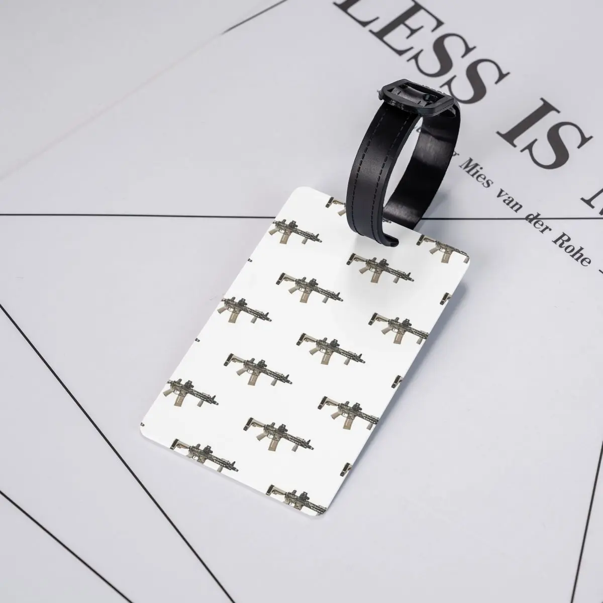 

Белые бирки для багажа AR-15 Tan Camo Gun – аксессуары для чемоданов, дорожные бирки для багажа, держатель для идентификационной этикетки с именем и адресом