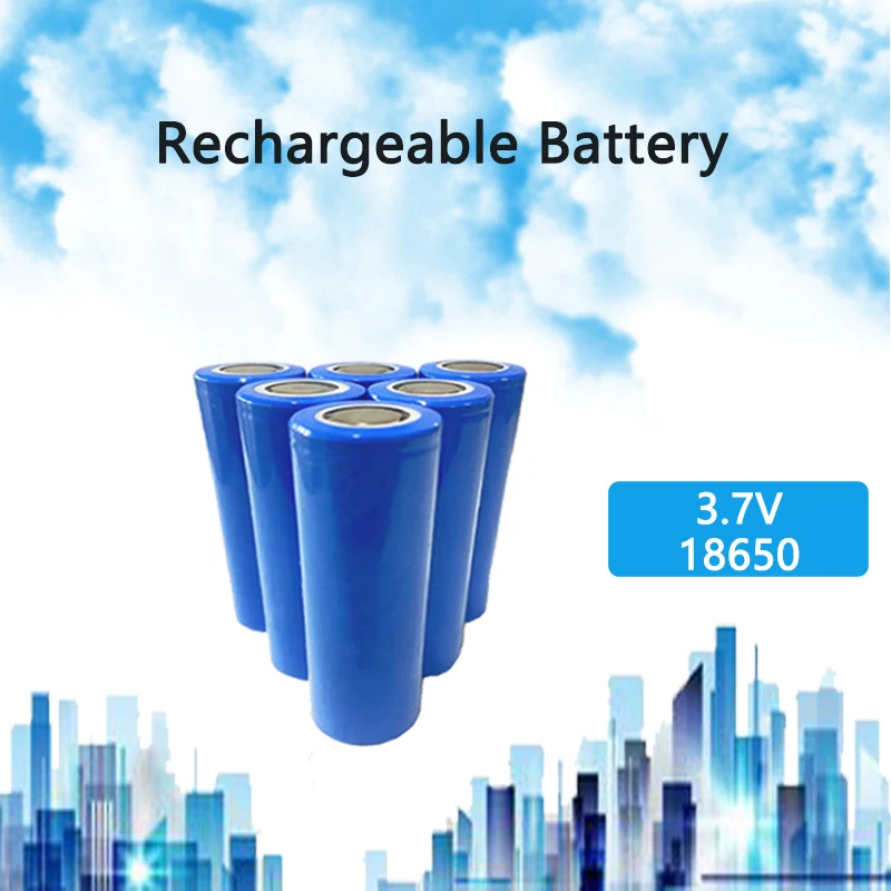 3.7 2000 V 18650 mAh untuk baterai Li-ion isi ulang