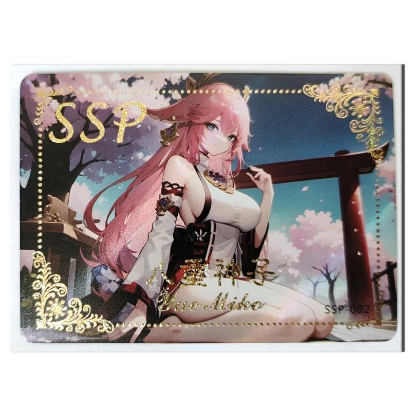 Goddess Story Dream Spirit SSP card Yae Miko Kafka Keqiang Kamisato Ayaka Hu Tao ACG boy Toy collection Birthday Christmas gift