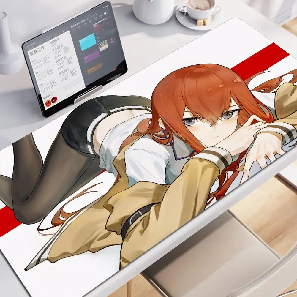 

kurisu S-Steins;Gate Mouse Pad Mousepad Large Gaming LockEdge Thickened Computer Keyboard Table Desk Mat