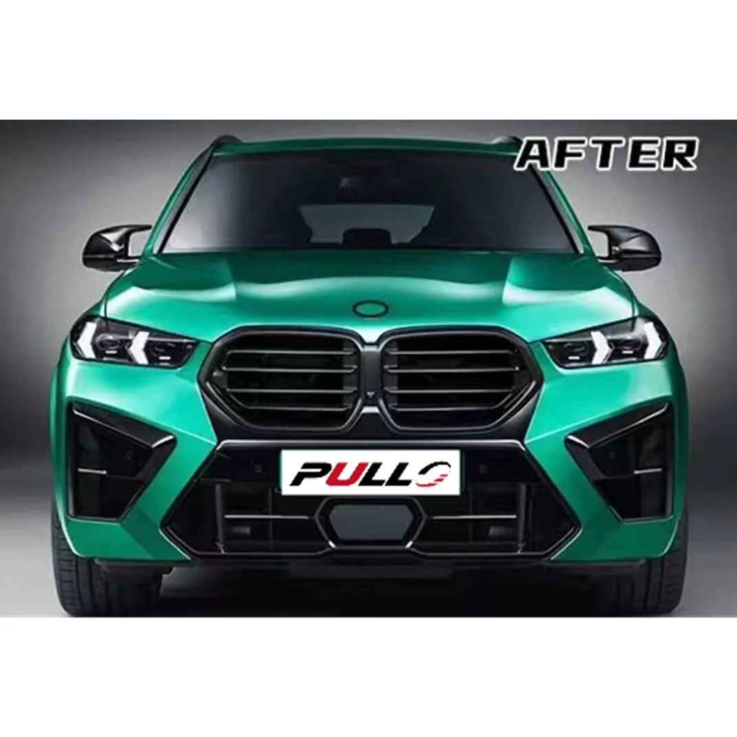 Body kit for BMW X5 G05/G18 2019-2022 change to 2023 X5M include front and rear bumper with grille and auto lamps side skirt