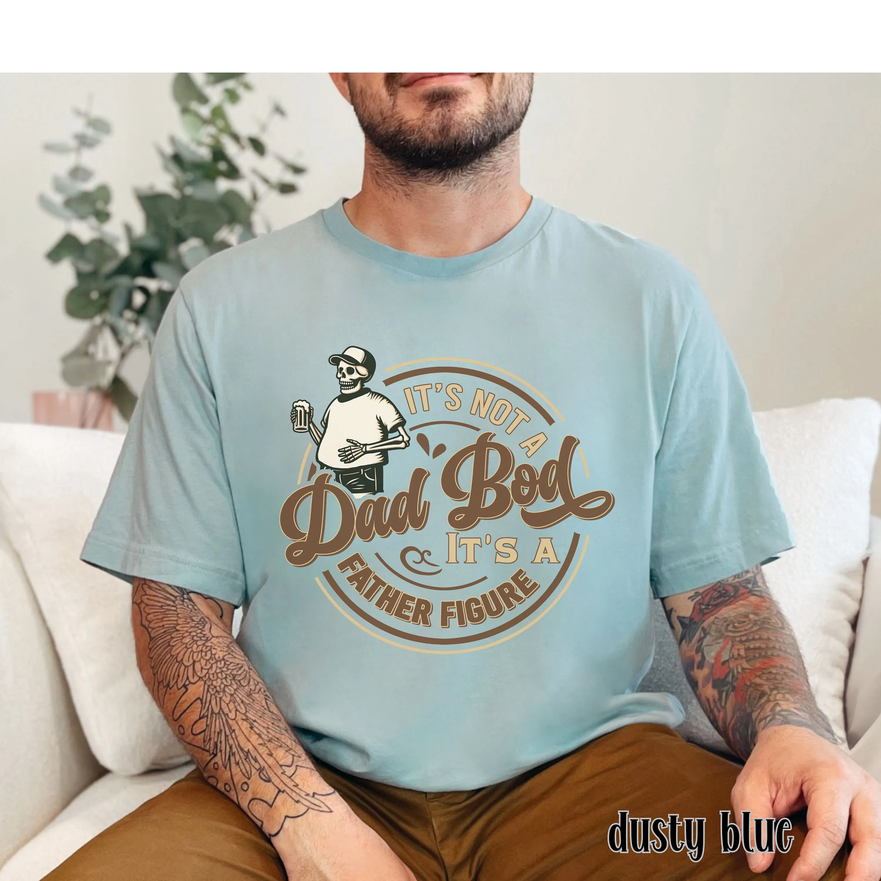 It's Not a Dad Bod Father Figure T Shirt Father's Day Fathers for funny bruh Brother Son Uncle