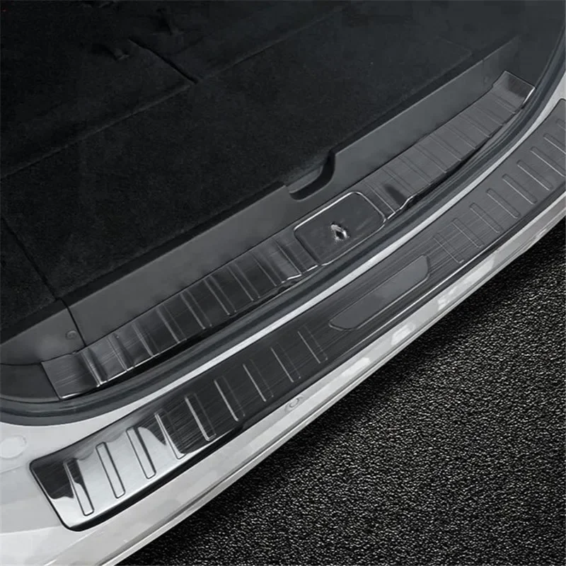 WELKINRY For Pajero Sport QE QF 3rd Gen 2015-2023 Shogun Montero Sport Car Tail Rear Gate Trunk Boot Doorsill Scuff Pedal Trim