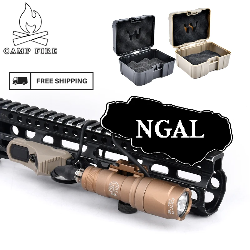 

Комплект тактического фонаря WADSN Battery Box M300A M600C с двойным дистанционным выключателем, 600 лм