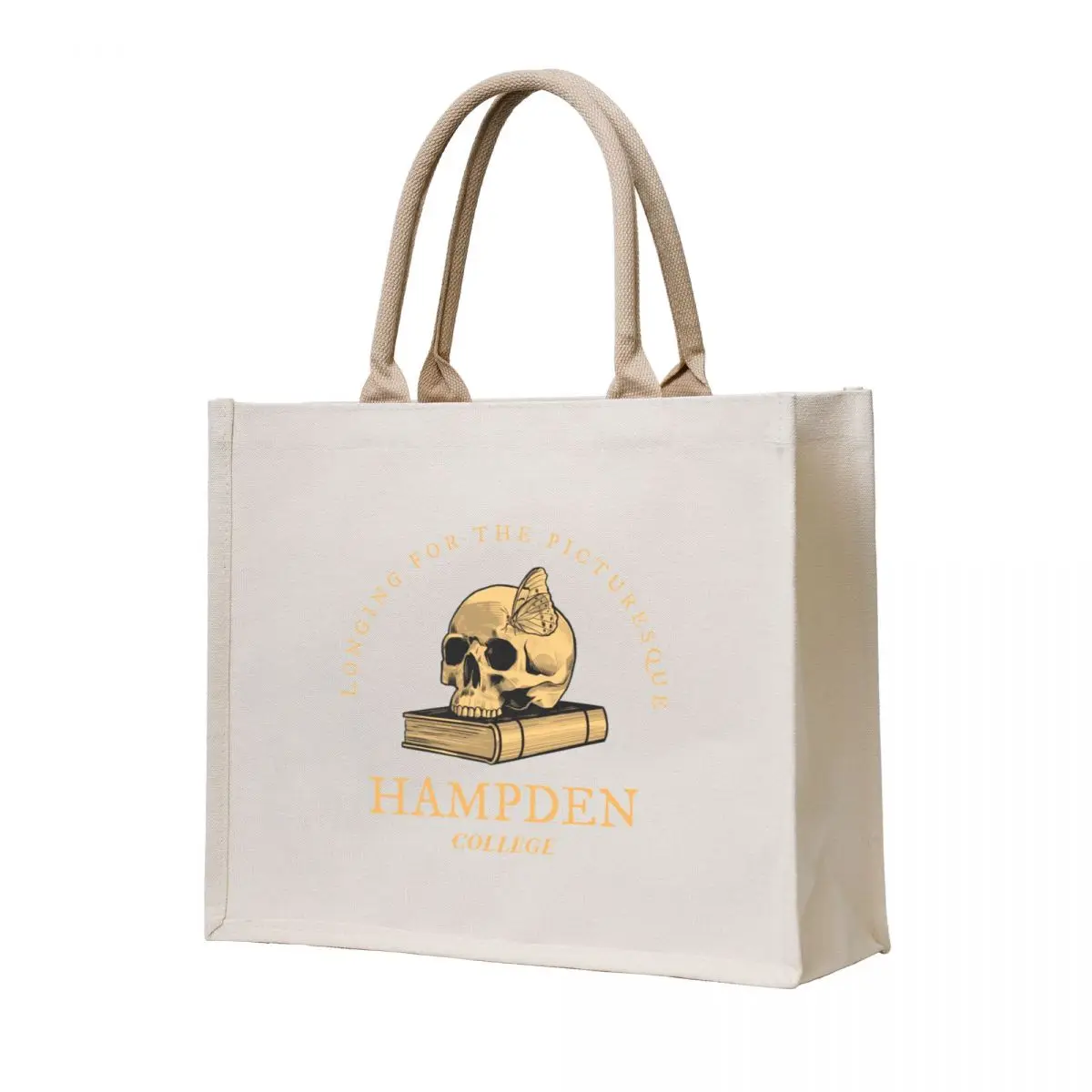 

Hampden College/Longing For The Picturesque Tote Bag reusable shopping bags personalized tote bag custom bags female bag