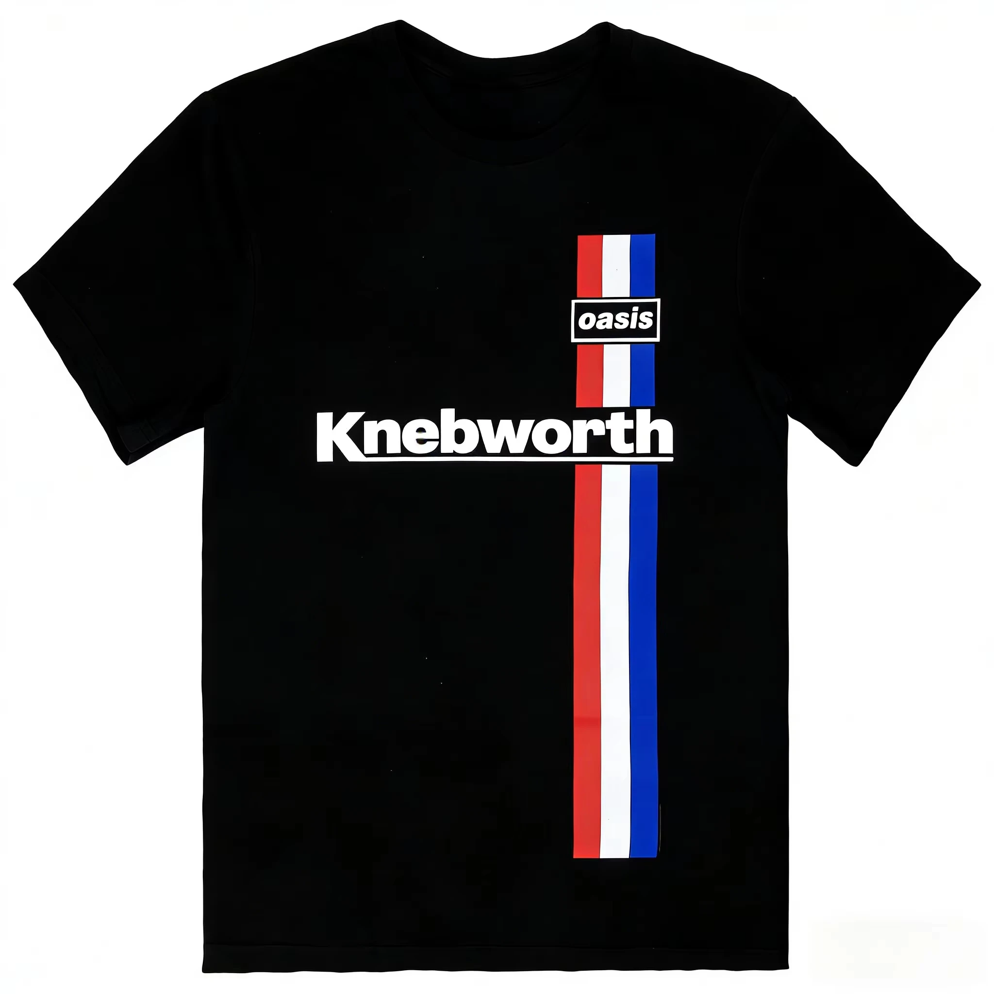Oasis Knebworth concert commemorate unisex cotton shirt Y2k summer O-Neck Short Sleeve hip hop oversized Men's Tshirt fan gifts