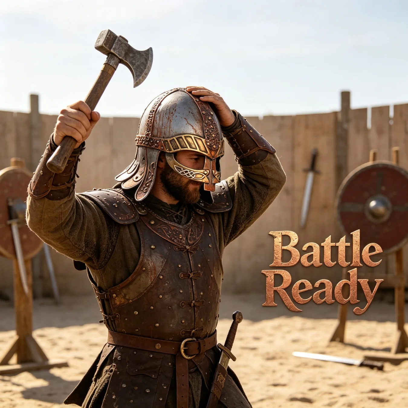 Retro Medieval Viking Helmet Renaissance Headpiece Role-playing Stage Performance Party Costume