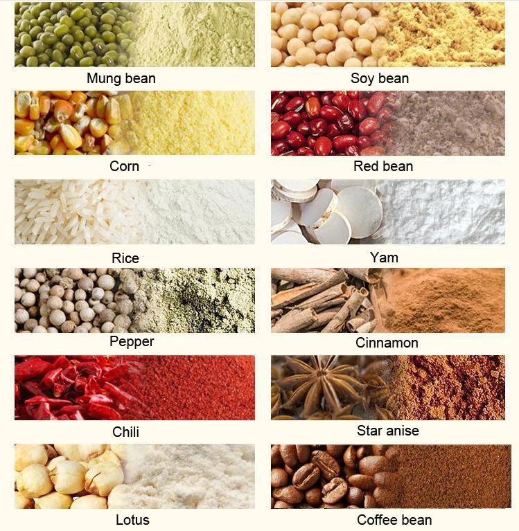 industrial grain pulverizer mill condiments crushing carob seed grinder henna powder grinding screw conveyor machine tianze