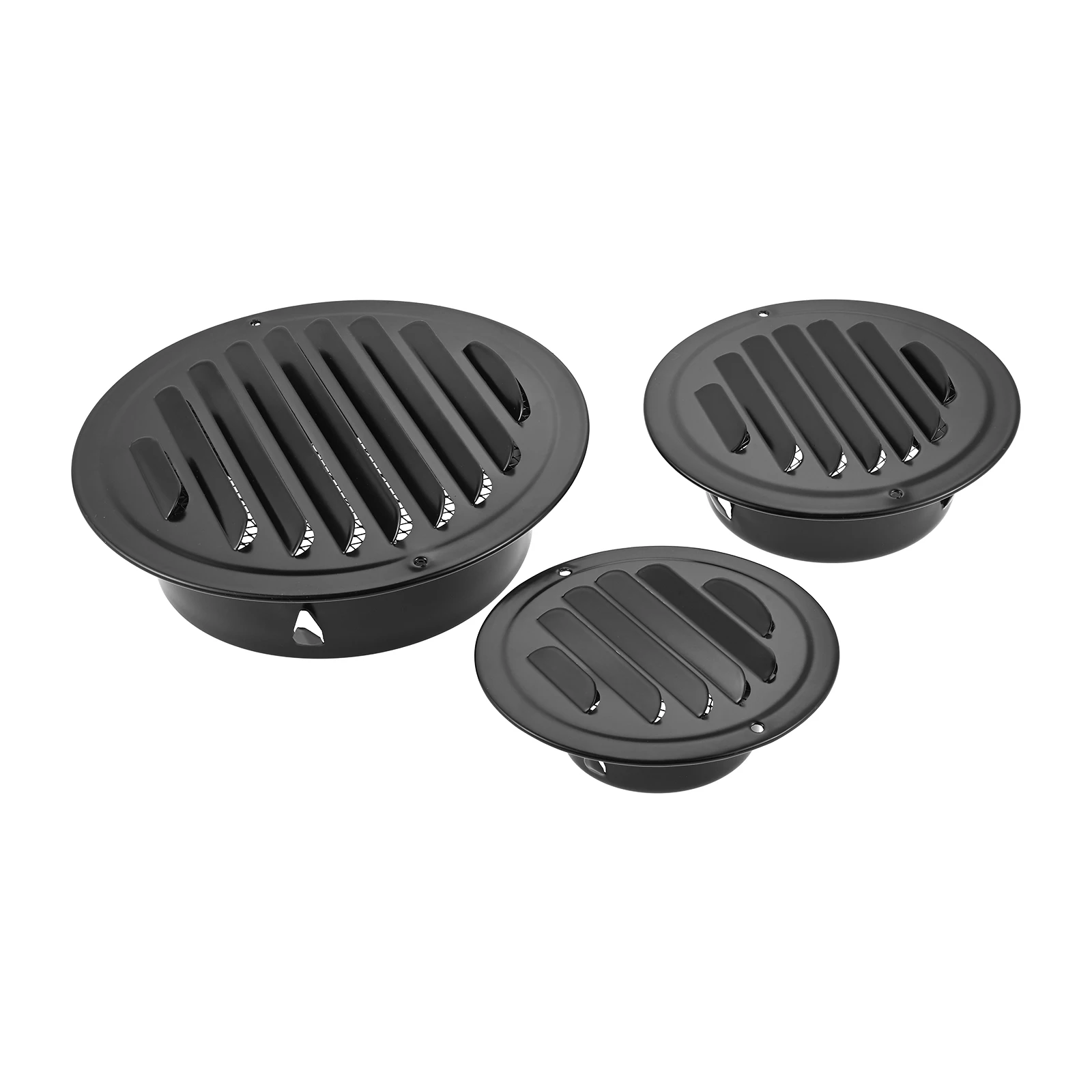 2 pezzi argento/bianco coperture per bocchetta dell'aria con viti ancore di espansione accessori adatti per camper da bagno, garage, capannoni, uffici