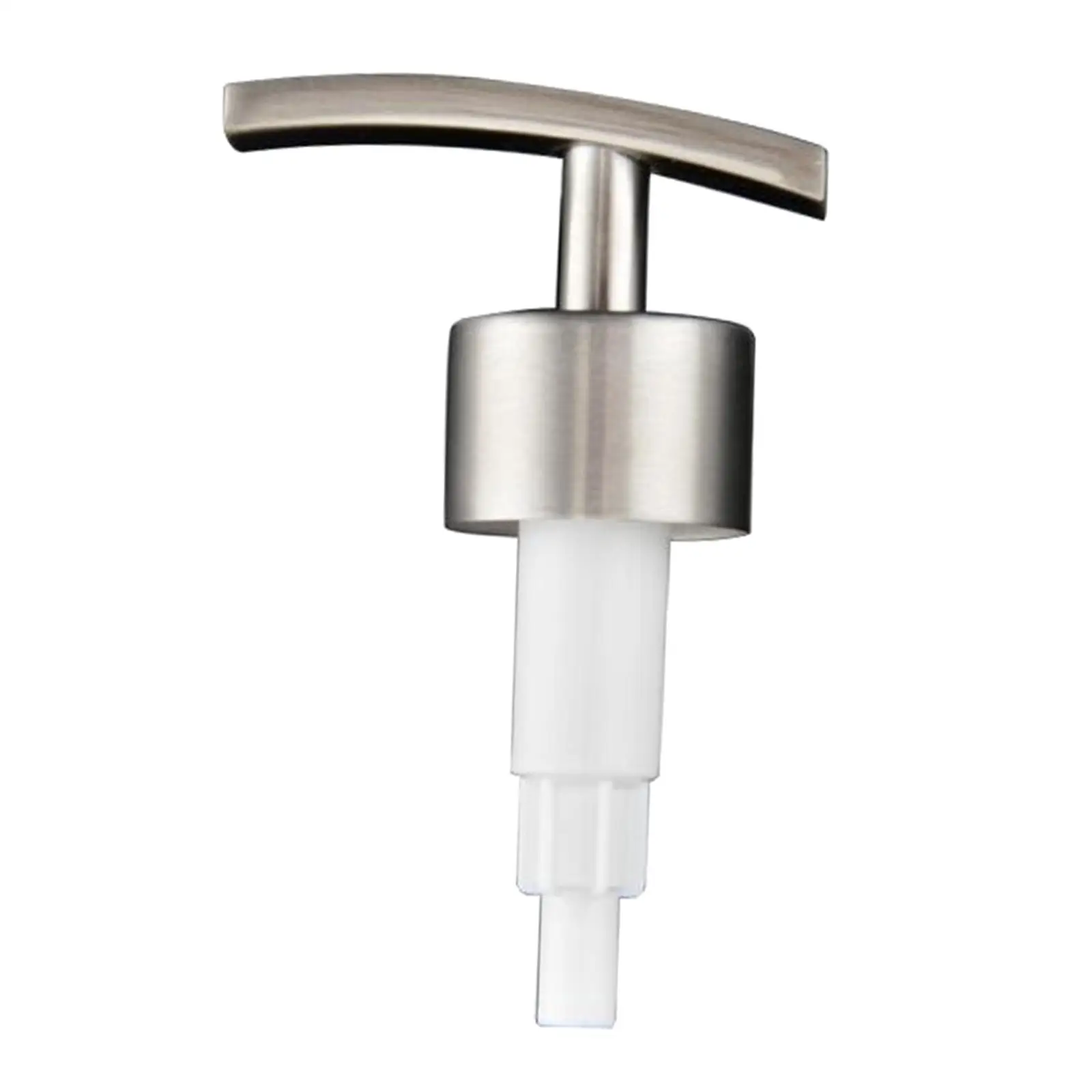 Stainless Steel Liquid Soap Pump Strong Spring Smooth Dispensing for Bathroom Soap Pump Set in Regular Bottles
