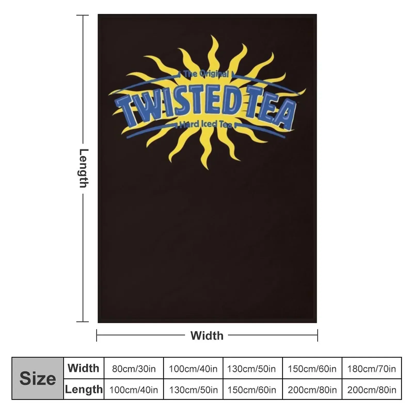 Twisted Tea Logo Throw Blanket Bed covers anime Kid'S Summer for winter Thin Blankets