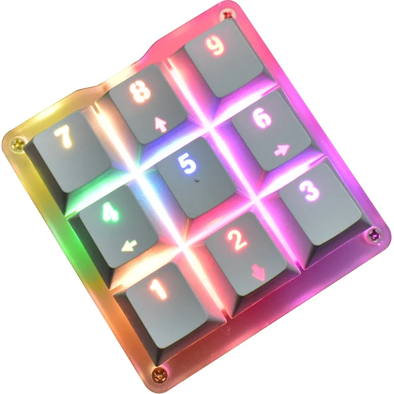 9-key Mechanical Keyboard Osu Audio Macro Programming Custom Drive-free Plug-and-play Multimedia Portable Keyboard personality