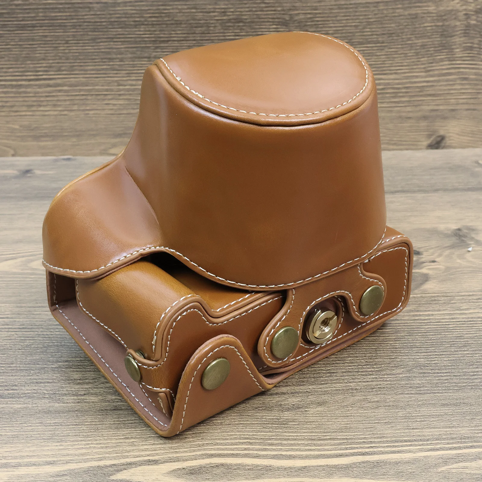 Hqレザーカメラケースバッググリップストラップ、canoneos r50、18-45mmレンズ付き