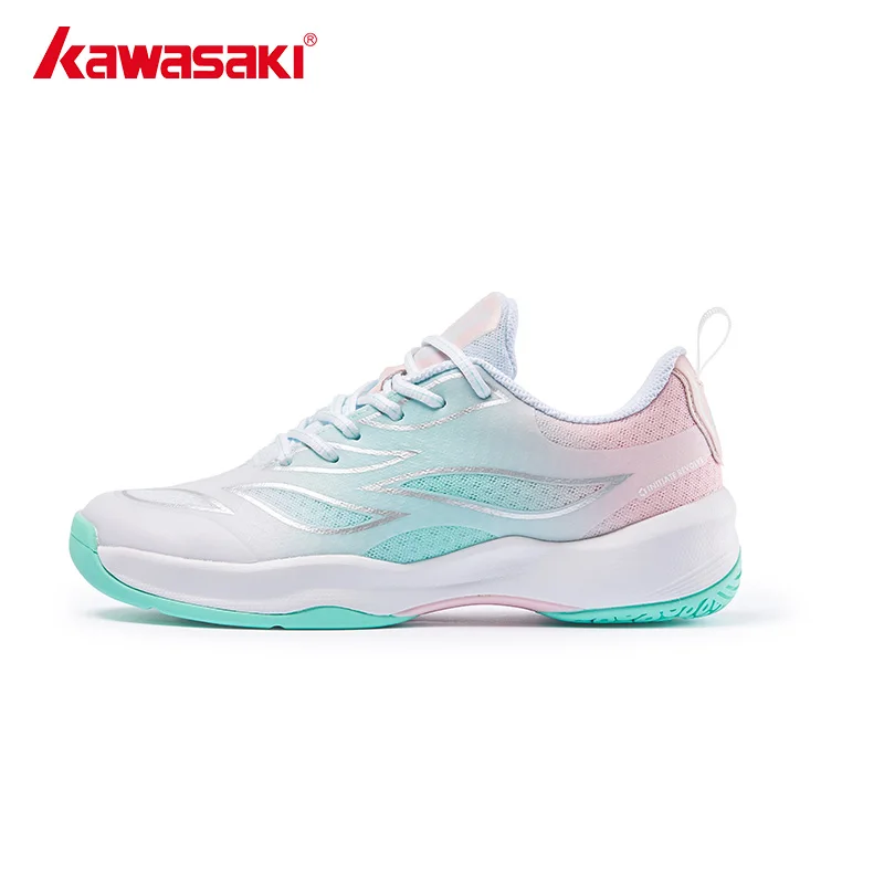 

Kawasaki Professional Sports Badminton Shoes TPU Anti Twist Shock Absorption Athletic Shoe Fashion Women's Sneakers 2022