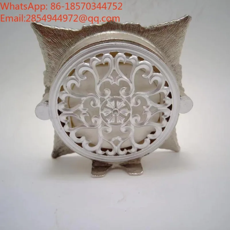 European Alarm Clock with Diamond Enamel Color Mini Small Clock Ornament Creative Desk Clock Ornament