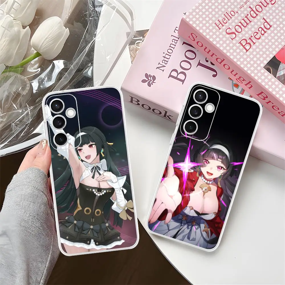 เคสโทรศัพท์ Zenless Zone Zero Astra Yao สำหรับ Samsung Galaxy S25 S24 S23 S22 S21Plus FE Ultra ใส สีสันสดใส ป้องกันอย่างดี สวยงาม