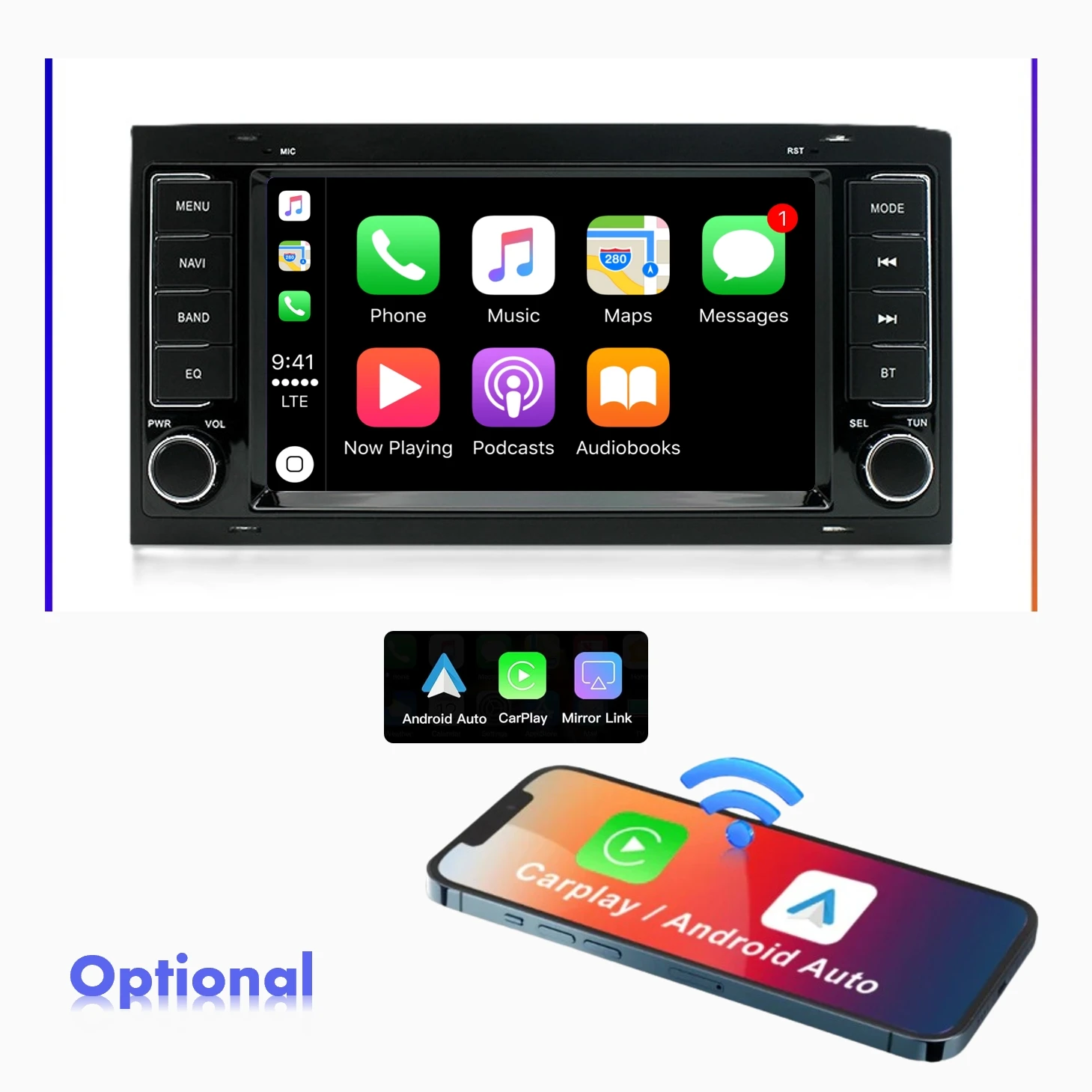 Zmecar Android Car Multimedia Video Player Gps Carplay Wifi 2Din Car Radio Audio System Vw Touareg 2012 2013 2014 2015