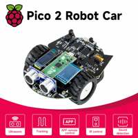 Raspberry Pi Pico 2 Robot Car Kit Programmable Car Use MicroPython Programming For Student DIY Electronic Project Raspberry Pi