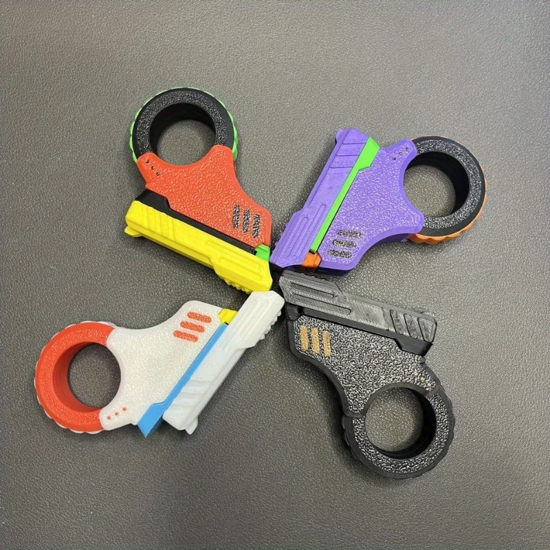 Giocattolo per dita giroscopico rilassante antistress, giocattoli per terapia di sollievo dall'ansia per adulti