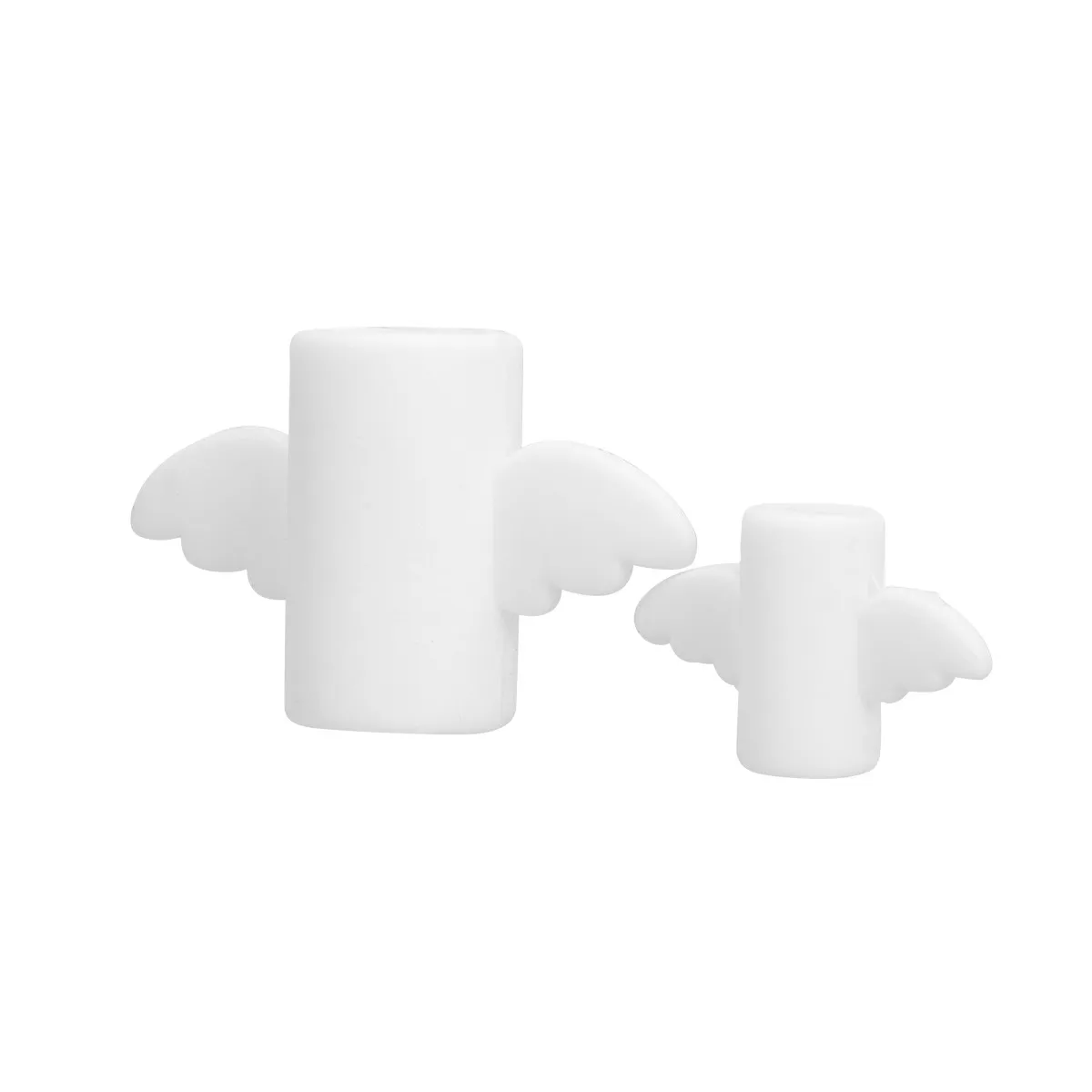 White Angel Design Data Cable Protection Case Silicone USB Cable Saver Charger Cord Protector Creative Cartoon