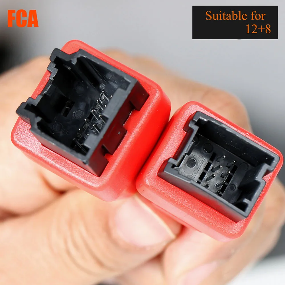 Para Cable Chrysler 12 + 8 conector funciona para LAUNCH X431 para OBDSTAR para Autel Maxisys para Chrysler 12 8 Cable adaptador mejor