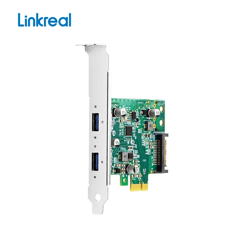 Pcie2.0 x1 5g 2p usb 3.0 adaptador, lrsu9a72n-2a