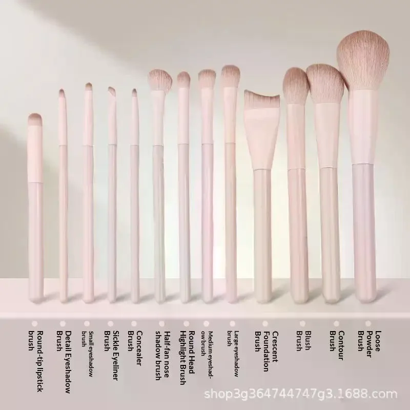 13개 메이크업 브러쉬 세트 메이크업 컨실러 블러쉬 파우더 브러쉬 아이섀도우 하이라이터 파운데이션 브러쉬 화장품 뷰티 도구