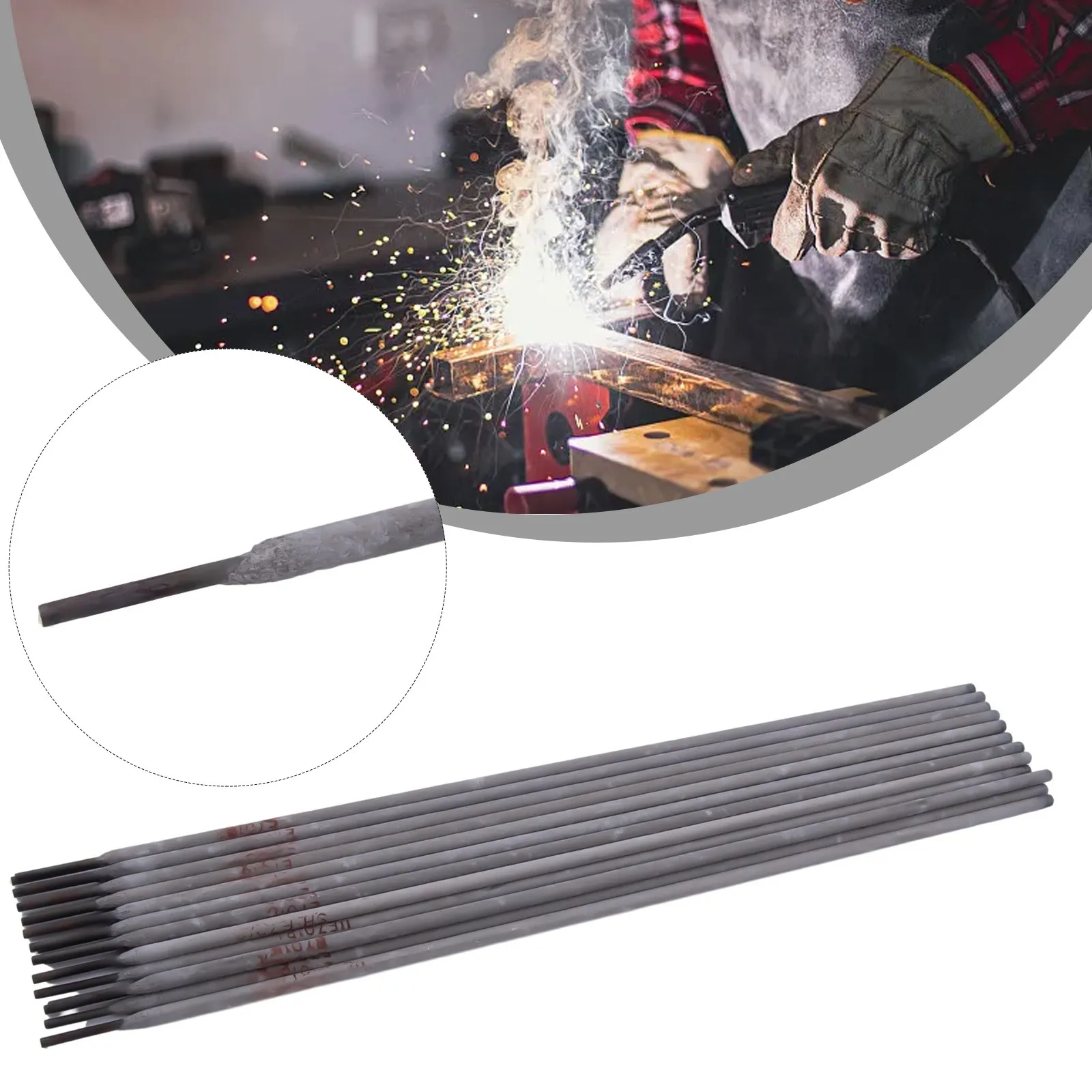 Welding Rods Long lasting E7018 ARC Welding Rods Basic Coated Electrodes for Medium to Thick Section Structural Steels