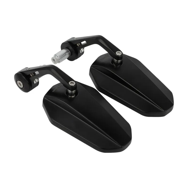 A96E-Black Universal Rear View Handlebar Mirrors For Most Dirt Bike Off-Road Motorcycles Accessories Side
