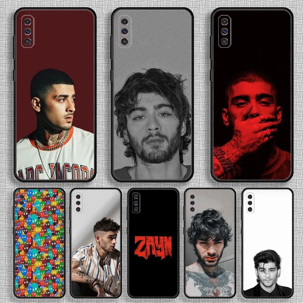 Singer Zayn Malik Phone Case For Samsung S23,23,22,30,21,10,9,Note20 Ultra,Lite,Ultra,5G,Plus,FE,Black Soft Case