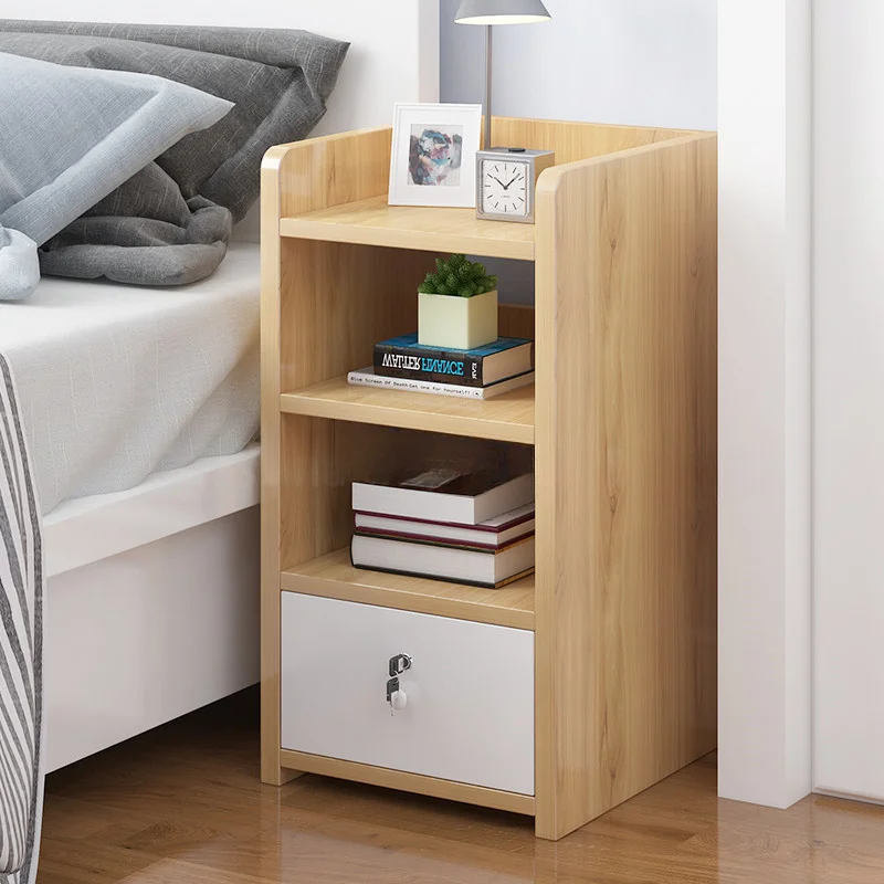 

Nordic Creative Modern Wooden End Tables Bedside Nightstands Home End Tables Bedstand Cabinet Bedroom Storage Furniture MC