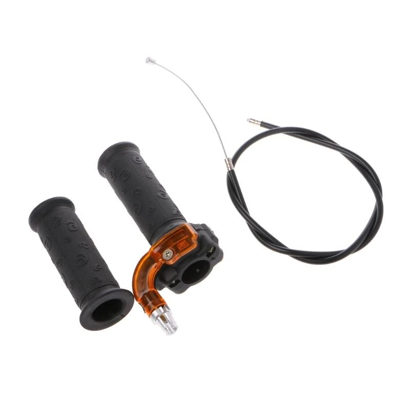  47cc 49cc Dirt Bike Twist Throttle Accelerator Grip Cable Speed Controller Grip for Mini Bike ATV Quad Pit Bike