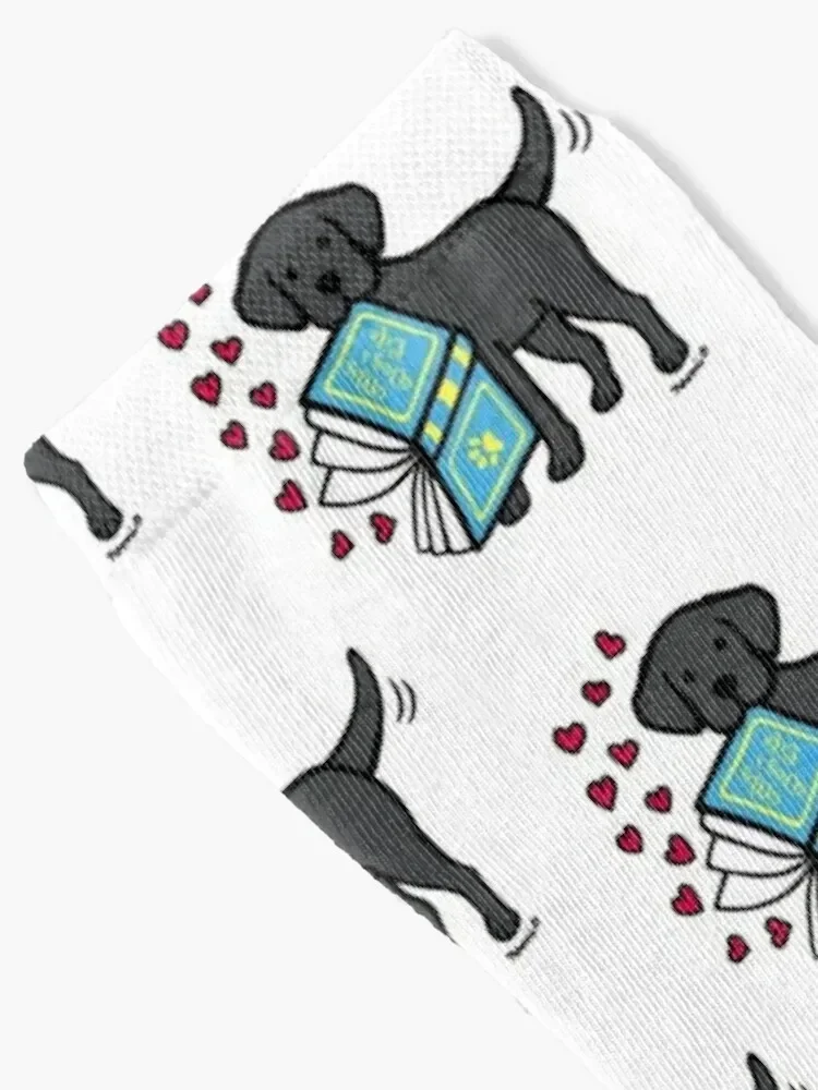 Black Labrador Book Of Love Socks soccer anti-slip hiphop Run FASHION Socks For Men Women's